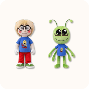 Facty And Martian Plush 2PCS